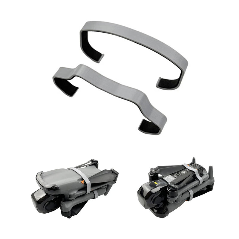Grey PLA propeller stabilizer fix strap set for drone blade storage
