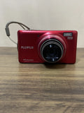Fujifilm FinePix T350 14MP HD Movie Red Digital Compact Camera Working Tested