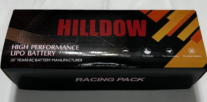 Hilldow High-performance LiPo Battery Racing Pack for RC Cars Boats Drones NEW Battery