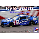 Salvinos Jr Models 1/24 Kyle Busch 8 Lucas Oil Chevrolet Camaro Nascar 2023