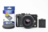 Panasonic GF-1 with KIPON adapter, charger, and mirrorless camera #11077