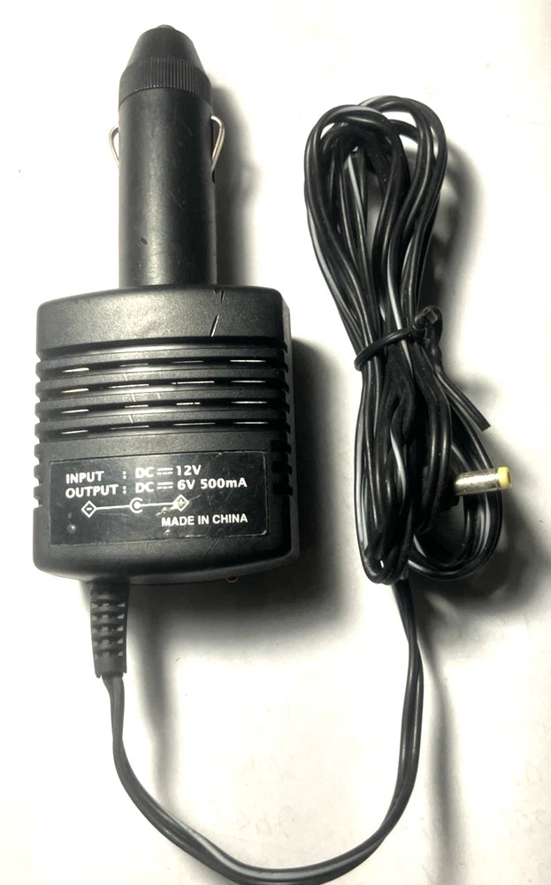 12V to 6V 500mA cigarette lighter DC-DC adapter with plug and cable