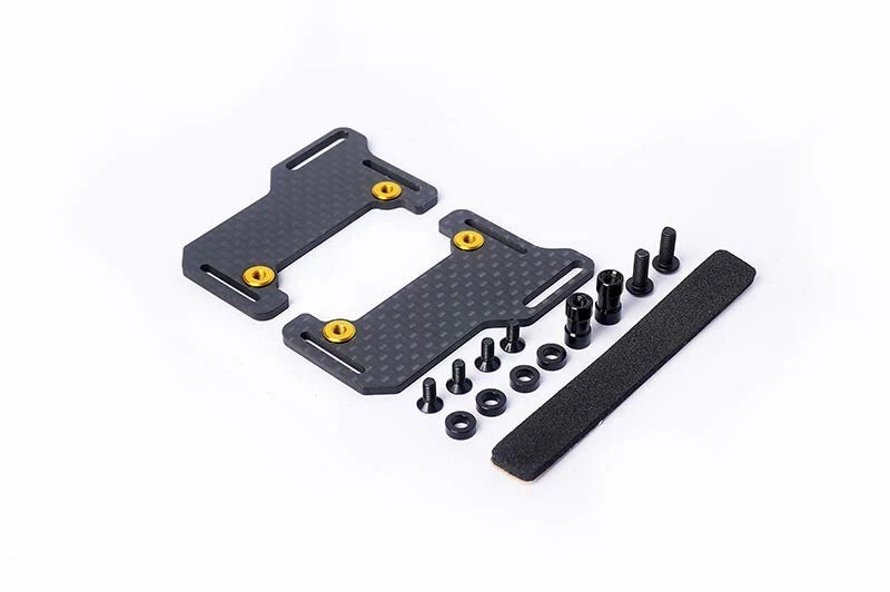 Koswork Kyosho Mid Optima 2022 Carbon Shorty Lipo Battery Mount Set KOS04323