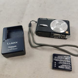 FOR PARTS *READ* - Panasonic LUMIX DMC-FX8 5.0MP Black Digital Camera