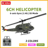 RC ERA C032 Huey UH-1 Helicopter 1/48 6-axis Gyro 6CH 3D Brushless RC Aircraft