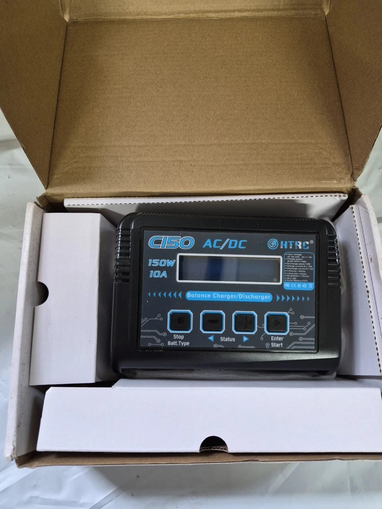 HTRC Smart Battery Charger RC Balance Fast Charger Discharger 150W 10A AC/DC