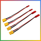 XT30 to JST Adapter 20AWG Silicone Cable 10cm Male Female For RC Lipo Battery Converter