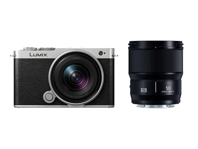 Panasonic LUMIX S9 W Kit 18-40mm+50mm Light Silver x Jet Black Leather