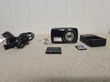 Panasonic LUMIX DMC-S1 Digital Black Camera 12.1MP + Battery 8gb Card & Charger