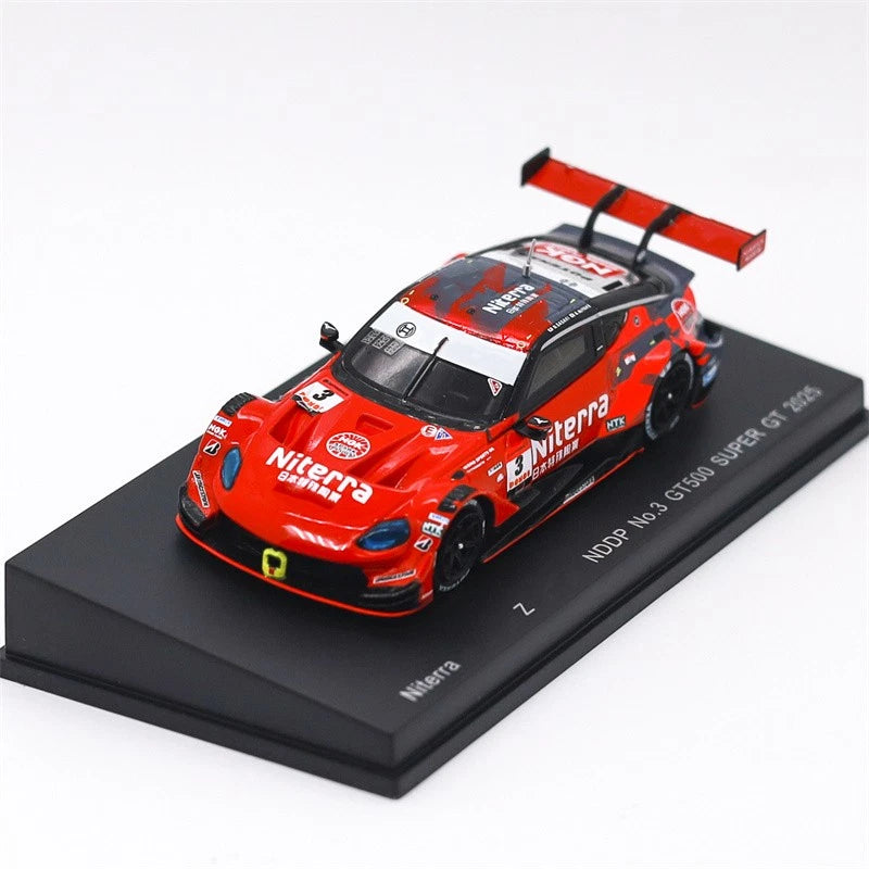 Spark 1:64 Niterra Z NDDP NO.3 GT500 SUPER GT 2025 Red Model Car