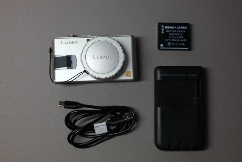 LUMIX LX2 Silver Compact Digital Camera Tested Working [No English Menu] Japan