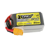 850mAh 4s 95C 14.8V Tattu R-Line Lipo Battery Pack with XT60 Plug