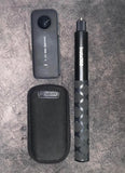 INSTA360 ONE X2 camera with lens, protective case, and black star selfie stick