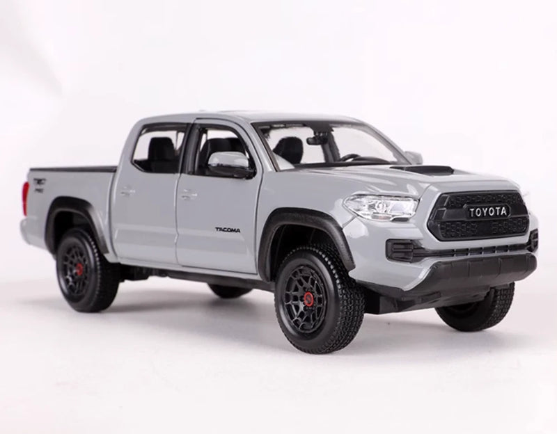 Maisto 1:27 Gray 2023 Tacoma TRD PRO Pickup Truck Model Diecast Metal Car