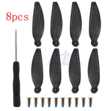 8X For DJI Mavic Mini 2 Accessories Low-Noise Propellers Carbon Fiber Prop Blade Drone