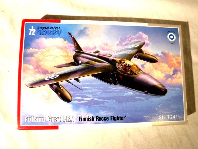 1/72 Special Hobby Folland Gnat FR 1 Finnish Recce Fighter # 72419