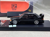 DCM 1:64 Black 190E W201 Widebody Classic Sports Model Diecast Display Car