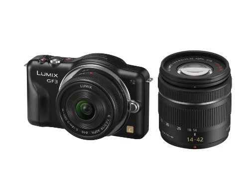 Panasonic Mirrorless SLR Camera LUMIX GF3 12.1 MP Lens Kit Black Japanese menu