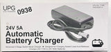 UPG Wheelchair Sealed Lead-Acid Battery Charger No. 71642 Model 24BC5000T-4 Battery