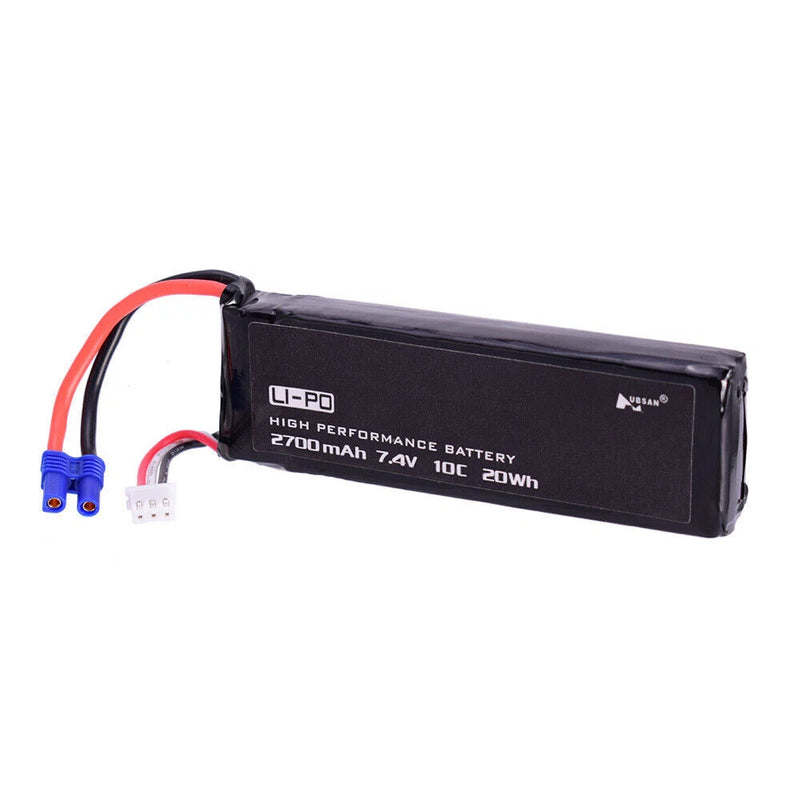1¡Á  Lipo Battery 7.4V 2700mAh 10C for Hubsan H501S-14 H501S H501C H501S RC Drone