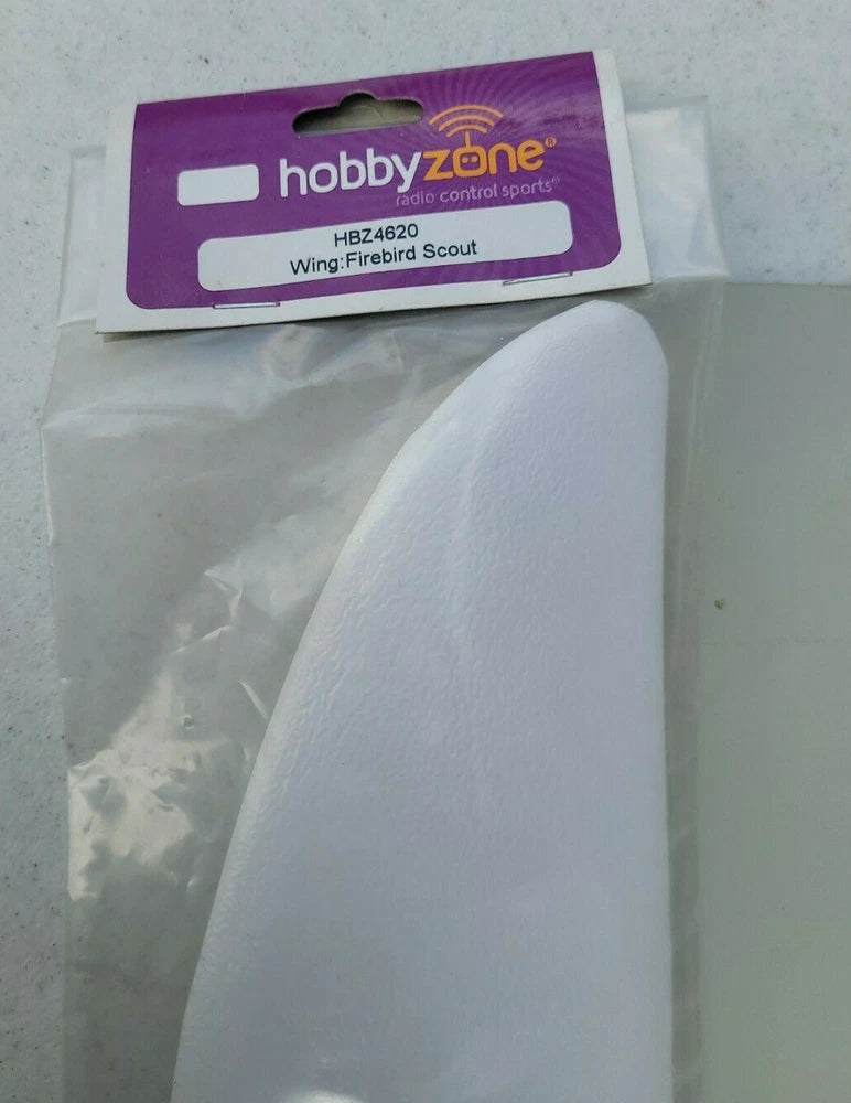 hobbyzone HBZ4620 white wing replacement for Firebird Scout R/C airplane
