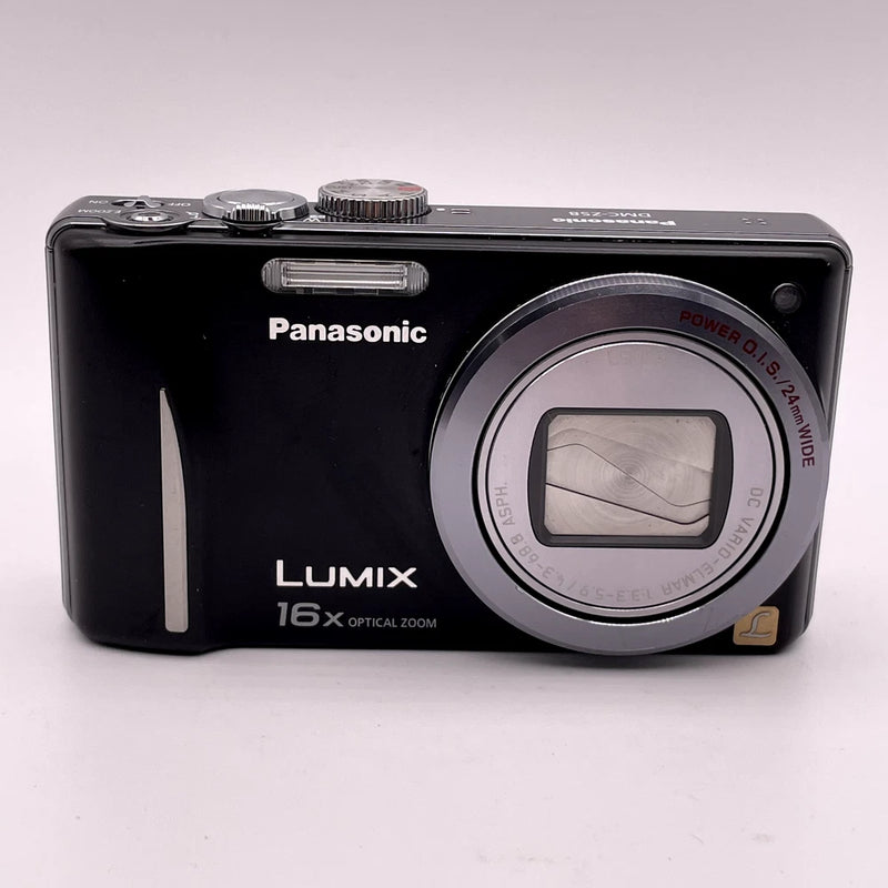 Panasonic Lumix DMC-ZS8 Digital Camera ¨C Black ¨C Screen & Battery Cover Damaged