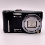 Panasonic Lumix DMC-ZS8 Digital Camera ¨C Black ¨C Screen & Battery Cover Damaged
