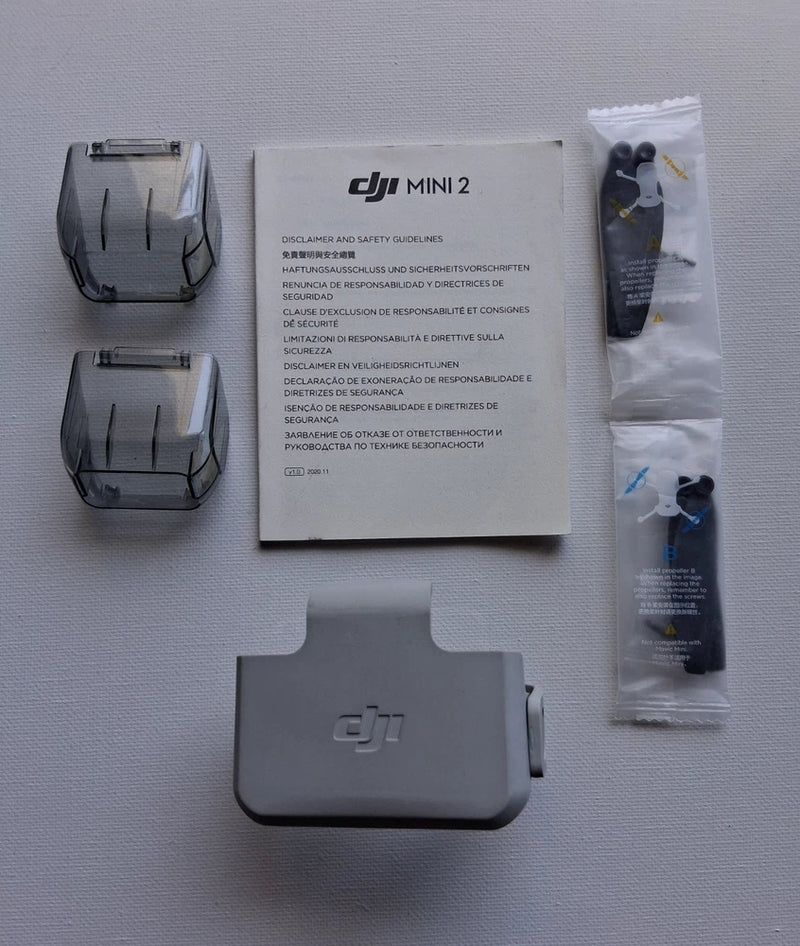 DJI Mini 2 Propellers 1 pairs, 4Props w/ screws OEM, BRAND NEW SEALED + Extras