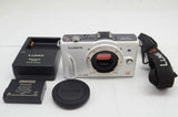 Panasonic LUMIX DMC-GF2 Digital Camera White Tested Used