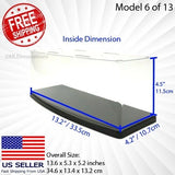 ?Large Model Car Display Case 1/18 Scale Clear Plastic Box Dust Proof Figurine