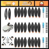 24 Pcs Low-Noise Quick-Release Propellers for Mavic Mini 2/SE/4K Drone - Orange