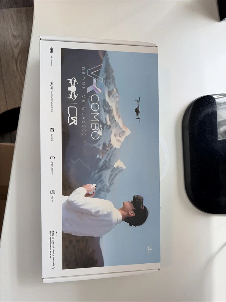 Drone + VR Glasses FPV Drone VR Smart Combo VR Glasses Works With Phones Too!