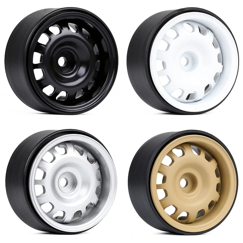 1.9" Beadlock Wheel Rims for 1/10 RC Crawler Car Axial Traxxas TRX-4 RedCat Gen8