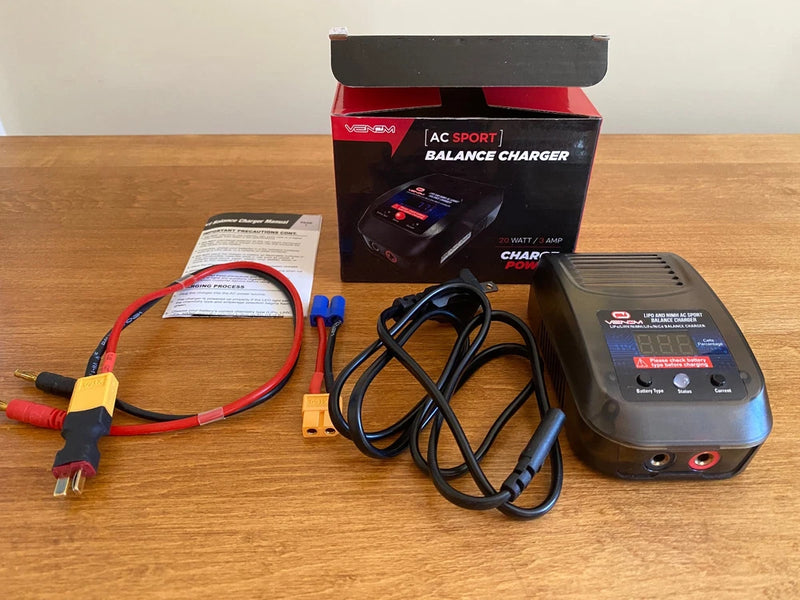 Venom AC Sport 20W RC Battery Charger LiPo LiHV NiMH 3A VNR0688 Battery