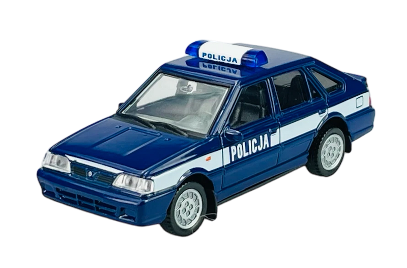 WELLY POLONEZ CARO PLUS POLICE 1:43 DIE CAST METAL MODEL NEW IN BOX 44024