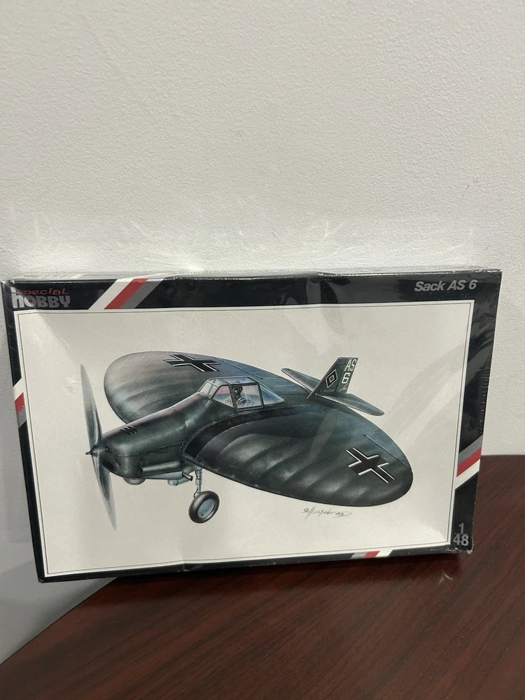 Special Hobby 1/48 Sack AS 6 sealed model kit box with aircraft artwork