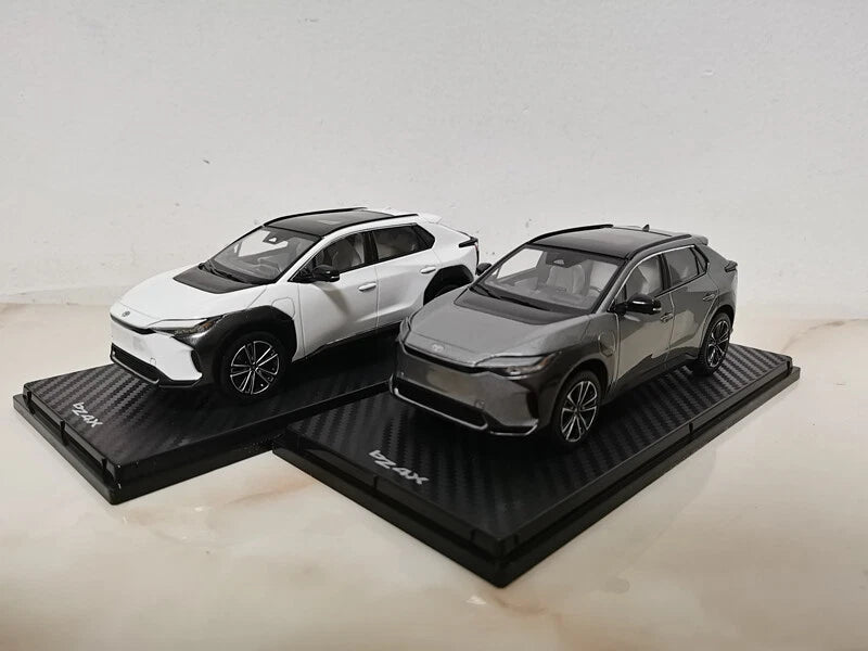 1/30  bZ4X 2022 Metal Diecast Model Car Collection Ornaments Gray/White