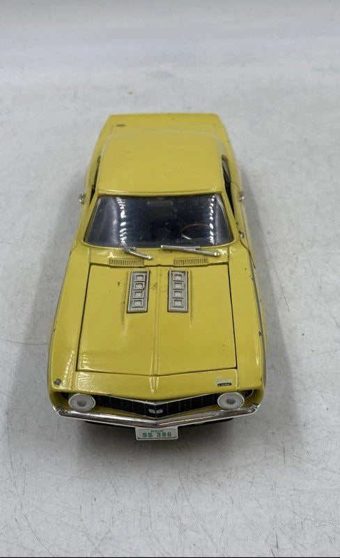 ERTL Chevrolet Camaro SS 396 Yellow Collectible Diecast Model Car