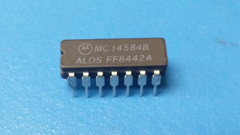 (1PC) MC14584BALDS Inverter, 4000/14000/40000 Series 6-Func 1-Input CMOS CDIP14