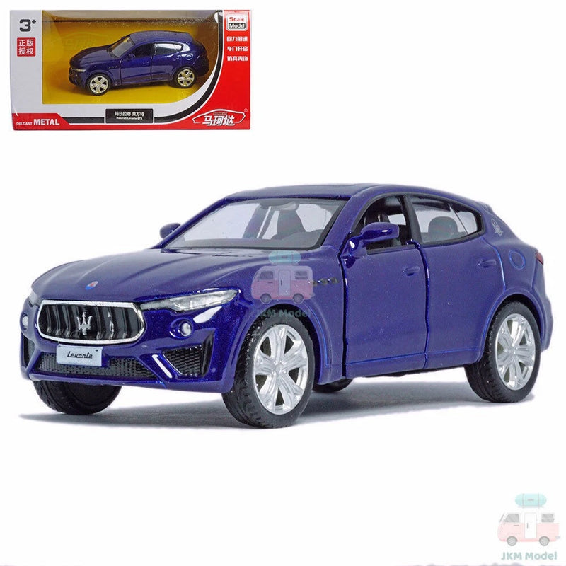 1:36 Maserati Levante GTS Model Car Diecast Toy Vehicle Collection Kid Gift Blue