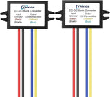 DC-DC 24V Step-Down 12V 4A (max) 48W Converter DC Buck Regulator Waterproof 2pc