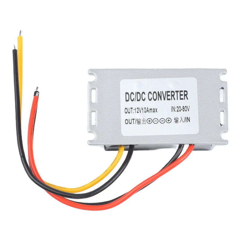 Efficient 12V 10A DC Power Supply 20V to 90V Input for Various Devices