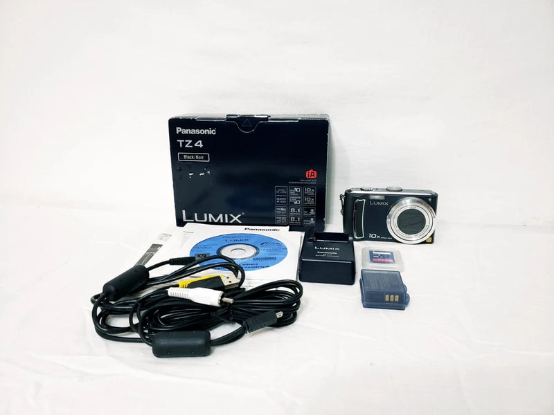 Panasonic Lumix DMC-TZ4 8.1MP Leica Digital Camera W/ Battery SD Card NIOB