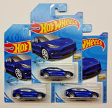 Lot of 3  Hot Wheels Tesla Cars   Model 3 Blue