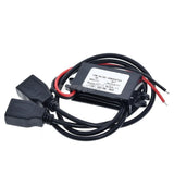DC-DC Converter Module 12V To 5V Duble USB Output Power Adapter 3A 15W