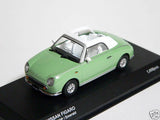 ## Nissan FIGARO 1:43 1/43 DieCast Model Opened Emerald Kyosho NEW MEGA RARE ##