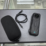 Insta360 X5 360 Action Camera Touchscreen Waterproof USB-C Black