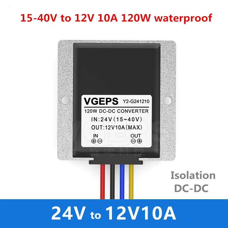 15-40V to 12V 10A 120W automotive isolated power regulator 100V to 12V