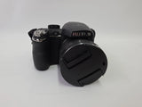 FUJIFILM FinePix S4000 14.0MP Digital Camera Flash Works Black TESTED/WORKS!