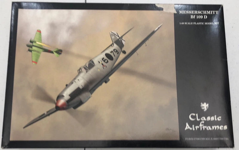 Classic Airframes Messerschmitt Bf 109 D 1/48 4134 Open Model Kit Sullys Hobbies